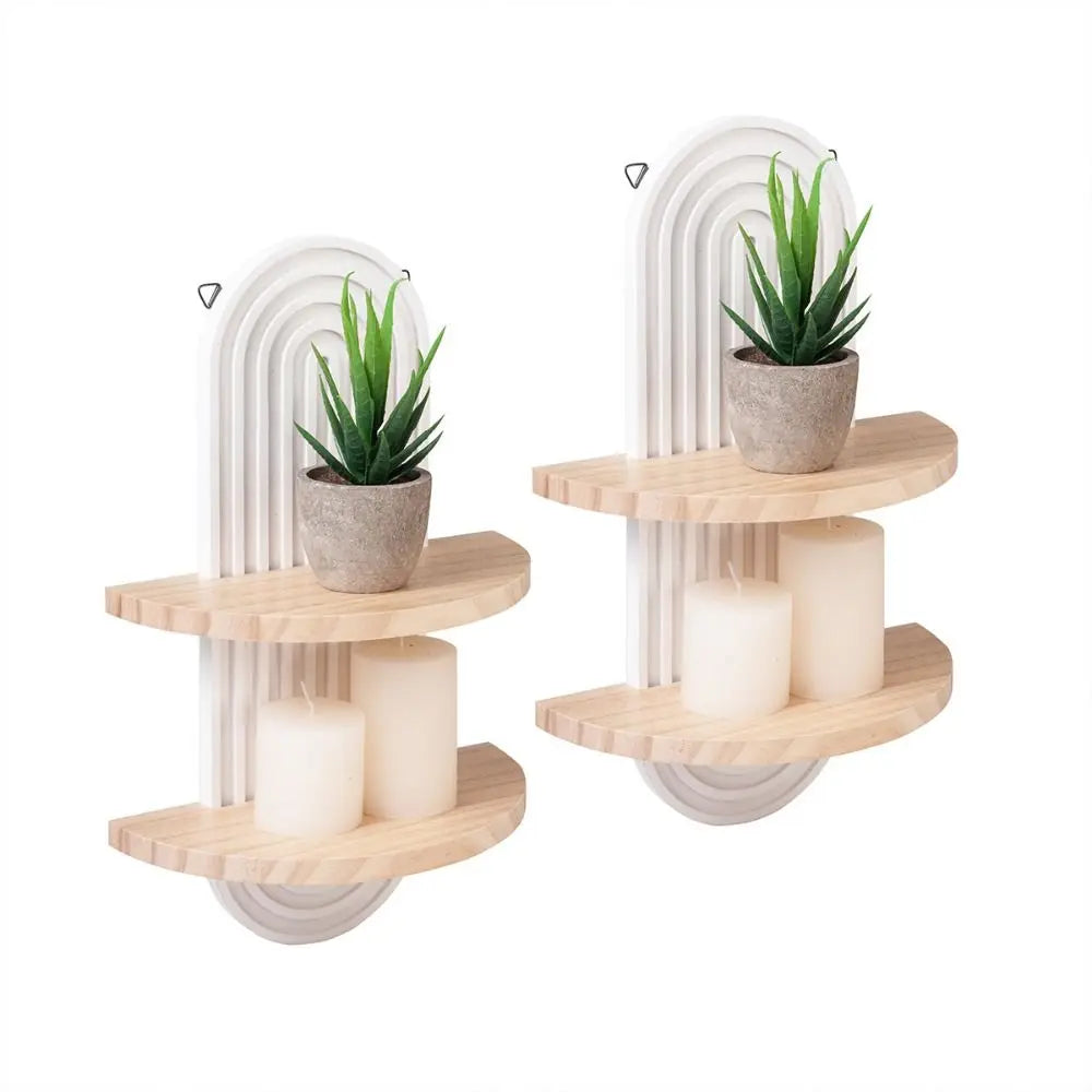 Estantería Flotante de Pared Blanca – Diseño Moderno y Minimalista